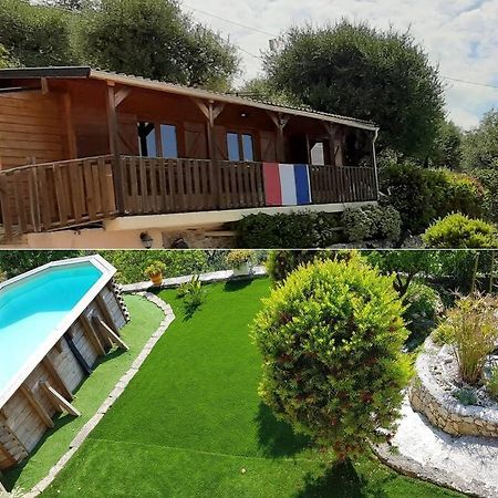 Le Chalet De La Pierreraie Cote D'Azur Piscine Terrasse Et Vue Mer Drap 외부 사진