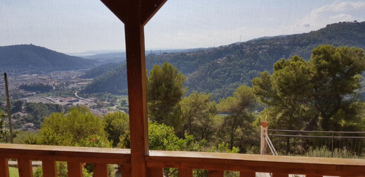 Le Chalet De La Pierreraie Cote D'Azur Piscine Terrasse Et Vue Mer Drap 외부 사진