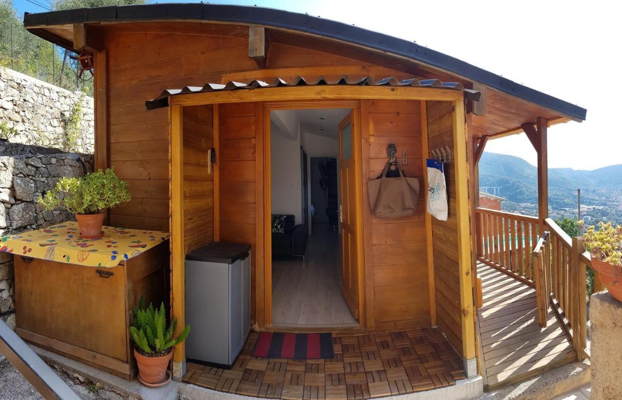 Le Chalet De La Pierreraie Cote D'Azur Piscine Terrasse Et Vue Mer Drap 외부 사진
